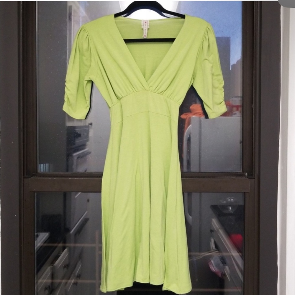 Mint Green Day Dress - Picture 3 of 5